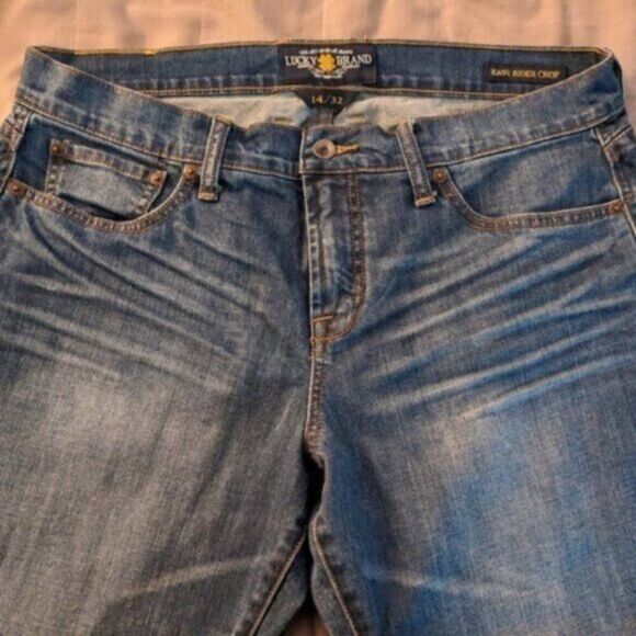Lucky Brand Denim - Lucky Brand Easy Rider Crop Jeans in VGUC Sz 14/32